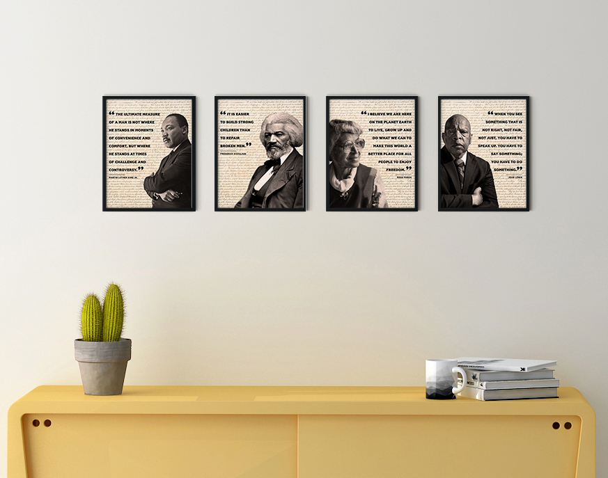 Buy African American Art Black History Posters for Classroom - by Haus ...