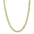 thumbnail image 6 of 10K Yellow Gold 6.5mm Semi-Solid Curb Link Chain 24 IN, 6 of 6