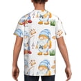 thumbnail image 5 of Wukai Gnome Camping Fishing Youth Unisex Short Sleeve T-Shirt for Boys, Girls, Teens, and Kids-X-Large, 5 of 7