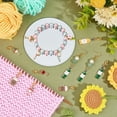 thumbnail image 4 of 40 Pcs Beer/Wine Theme Stitch Markers Enamel Crochet Stitch Marker Removable Lobster Clasp Locking Stitch Marker for DIY Knitting Weaving Sewing Jewelry Making, 4 of 6