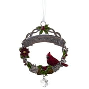 Attractive Zinc Christmas Cardinal Ornaments By Ganz- Mom