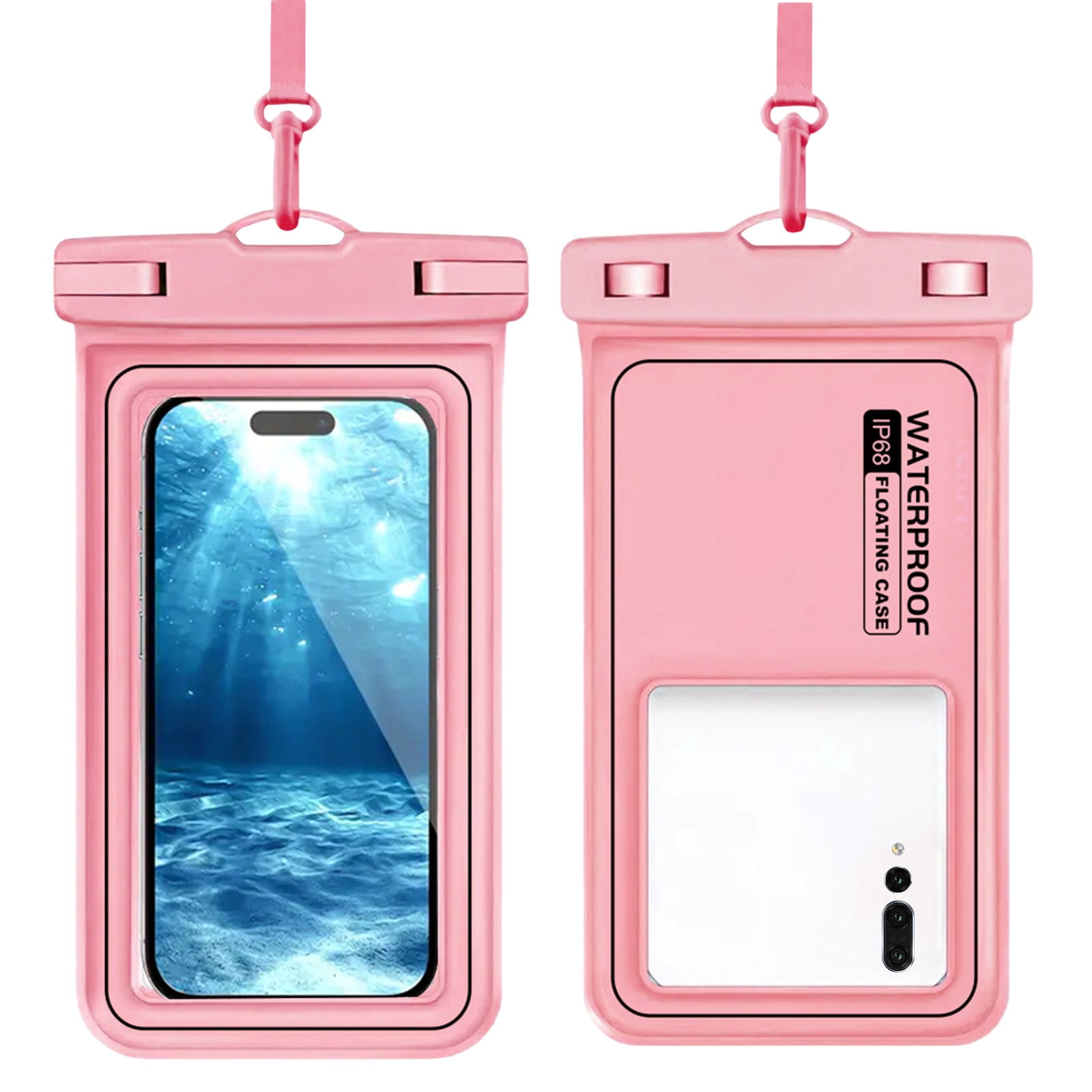 Yannianjz 10Pcs Waterproof Phone Pouch, Touchscreen Compatible Dry Bag for Swimming, Outdoor Floating Phone Case for Hiking Travel, Universal Smartphone Protector