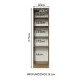 thumbnail image 3 of Despensero Alacena Multiuso Organizador Madesa 3 Puertas, 3 of 5