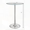 thumbnail image 6 of Indra | Chrome Glass Top LED Bistro Bar Table with Sleek Finish, 6 of 10