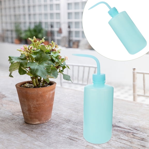 ELAYARD 2Pcs Blue Plastic Garden Washing Bottles Portable Squeeze Bottles for Plants