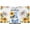 White, variant on TV Cover Indoor, Sunflower Gnomes Stretch TV Dust Cover Television Screen Protector, Summer Botanical Elegant Floral Elastic Polyester Display Covers, Monitor Slipcover for LED LCD TVs 24 Inch
