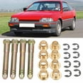 thumbnail image 2 of Powkky Metal Door Hinge Pin Bushing Kit Car Accessories Replacement for Civic Accord CRV CRX CX DX EX SI EG6 B16 D16 EK EG EH, 2 of 10