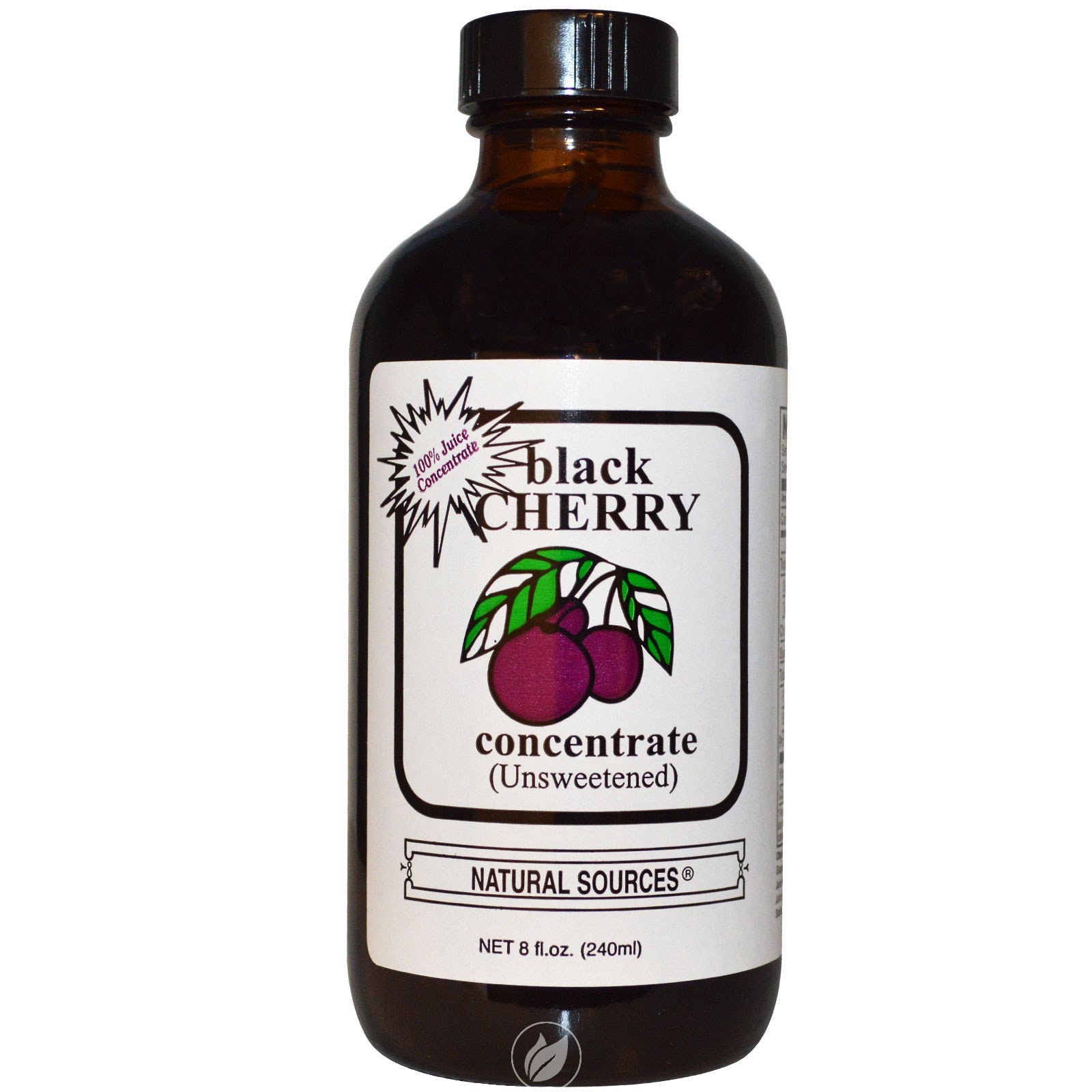 Black Cherry Concentrate 8 Oz by Natural Sources, Pack of 2 Walmart