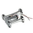 thumbnail image 6 of 600DB Air Train Horn kit for Car, Super Loud Twin Tone Chrome Plated Zinc Dual Trumpet for 12V Trucks Vans Boats, 6 of 8