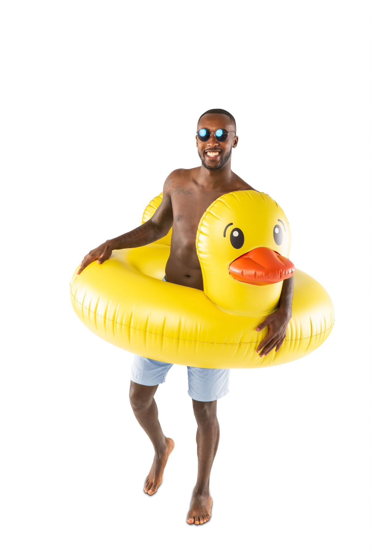 Giant 4 Ft Inflatable Rubber Duckie Ducky Duck Pool Float Raft Bigmouth Inc