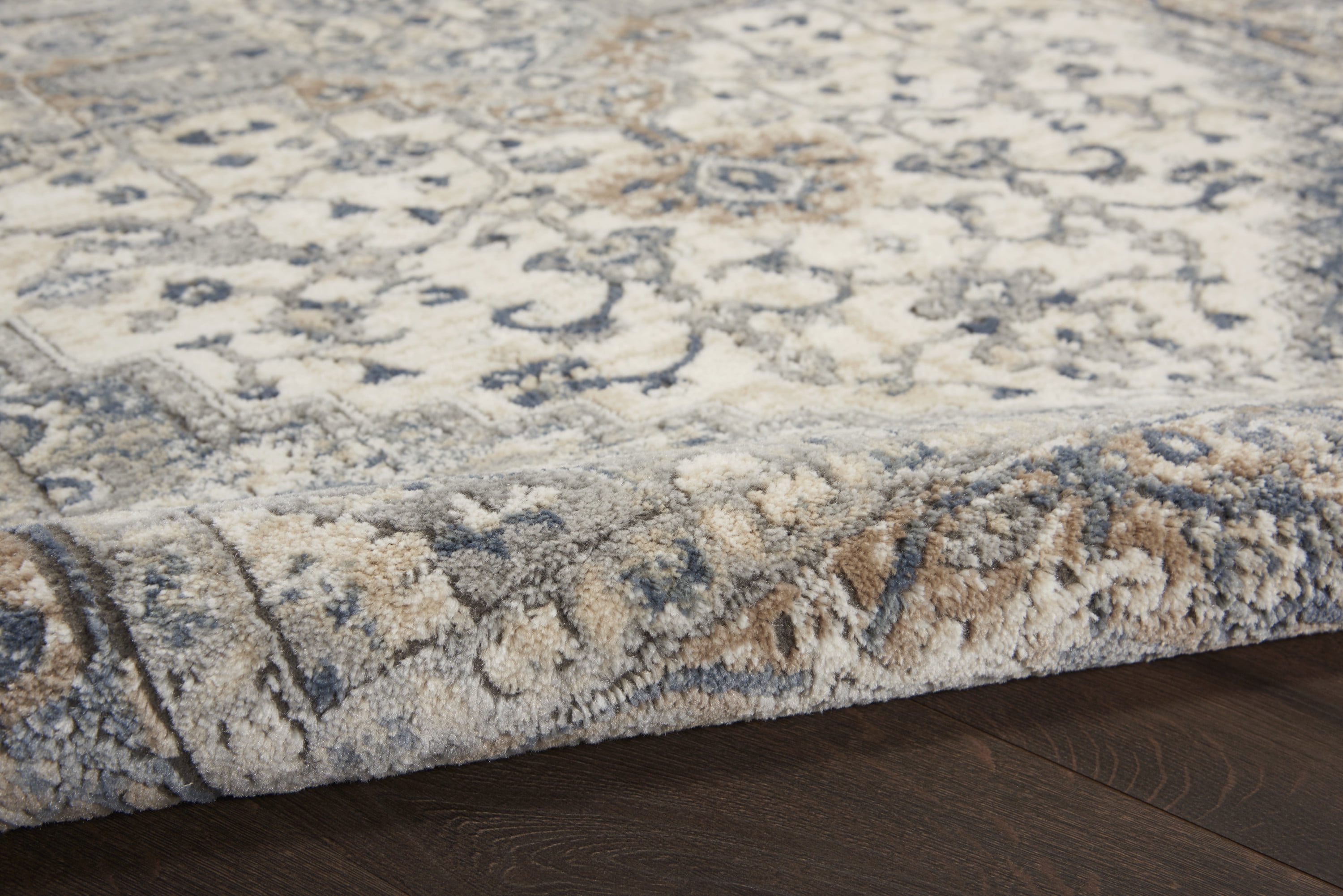 Nourison Concerto Persian Ivory Grey 12' x 15' Area Rug (12x15)