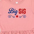 thumbnail image 4 of Inktastic Big Sis Patriotic Sister Girls Toddler Dress, 4 of 5