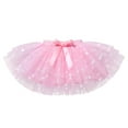 thumbnail image 3 of IBTOM CASTLE Infant Baby Girls 1/2 Birthday Outfit Princess Romper Tutu Skirt Sequin Crown Headband Clothes Set for Cake Smash Photo Prop 3-6 Months Pink, 3 of 8