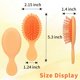 thumbnail image 3 of 12 Pack Mini Hair Brush Bulk Soft Detangling Bristles for Wet and Dry Hair Travel Pocket Size 8 Colors, 3 of 4