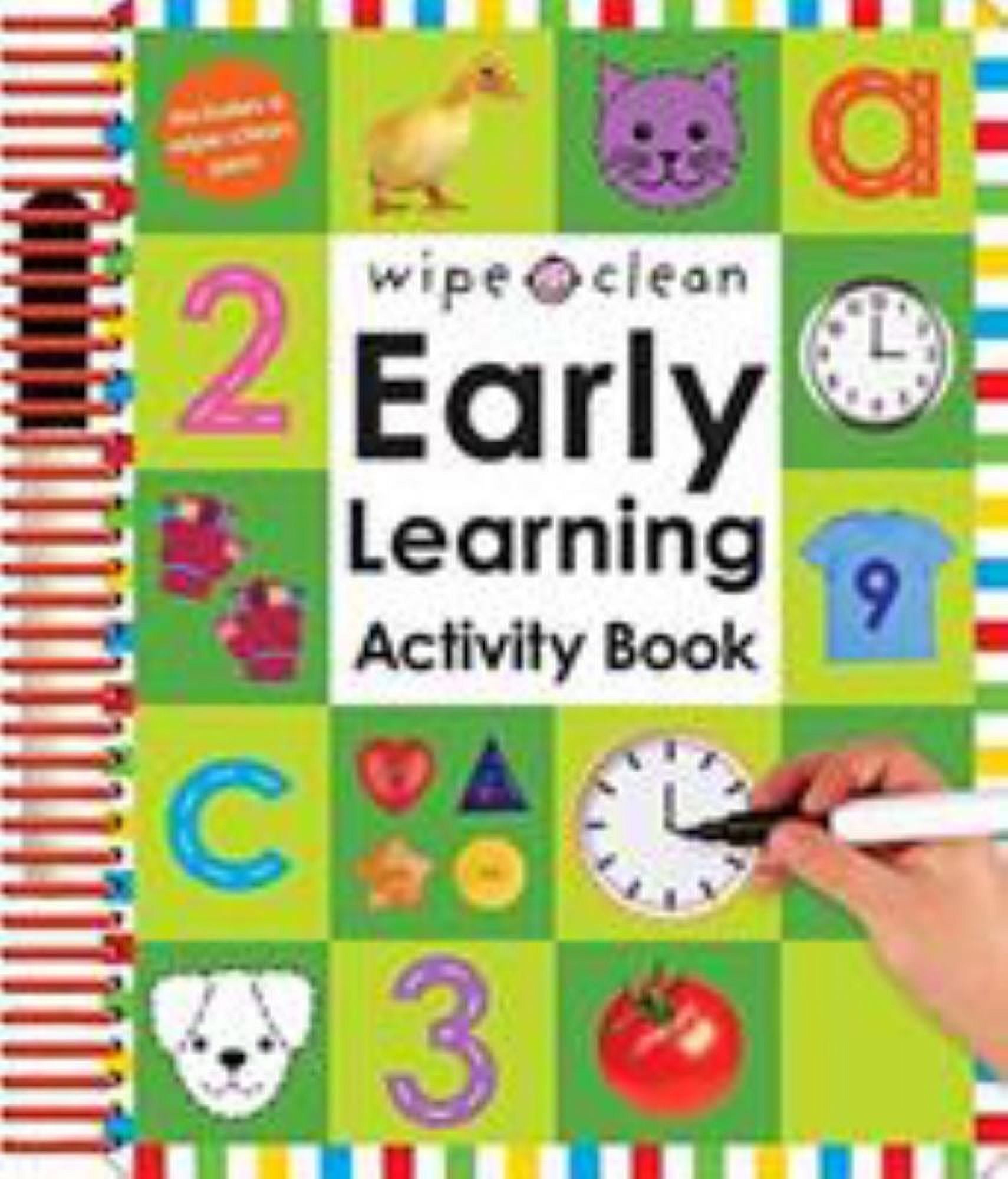 Roger Priddy: Wipe Clean: Early Learning Activity Book: With Practical Exercises and Activities to Do Again and Again (Spiral-Bound)