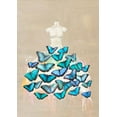 thumbnail image 2 of Parr, Kelly 18x24 Gold Ornate Wood Framed with Double Matting Museum Art Print Titled - Dress of Butterflies II, 2 of 4