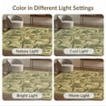 thumbnail image 7 of ODIKA 4'x6' Ultra-Soft Area Rug, Fish Vintage Outdoorsman Border Theme Trout Lure Cabin Fishing Flowing Dynamic None Washable, Bare feet friendly, Silk-Touch for Bedroom Home office, 7 of 7