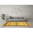 thumbnail image 3 of Ahgly Company Machine Washable Indoor Rectangle Oriental Yellow Traditional Area Rugs, 8' x 10', 3 of 4
