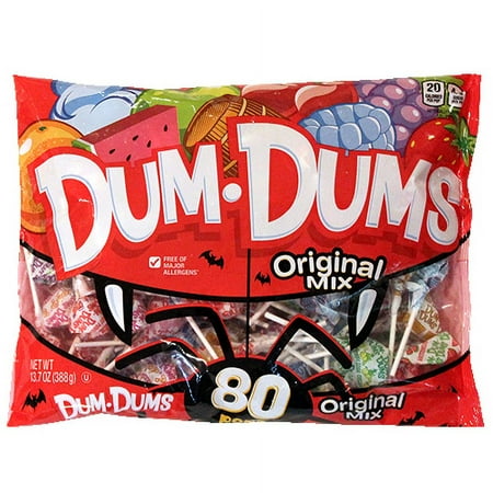 Dum Dum Halloween Original Mix 80 Count 13.7 oz. Bag