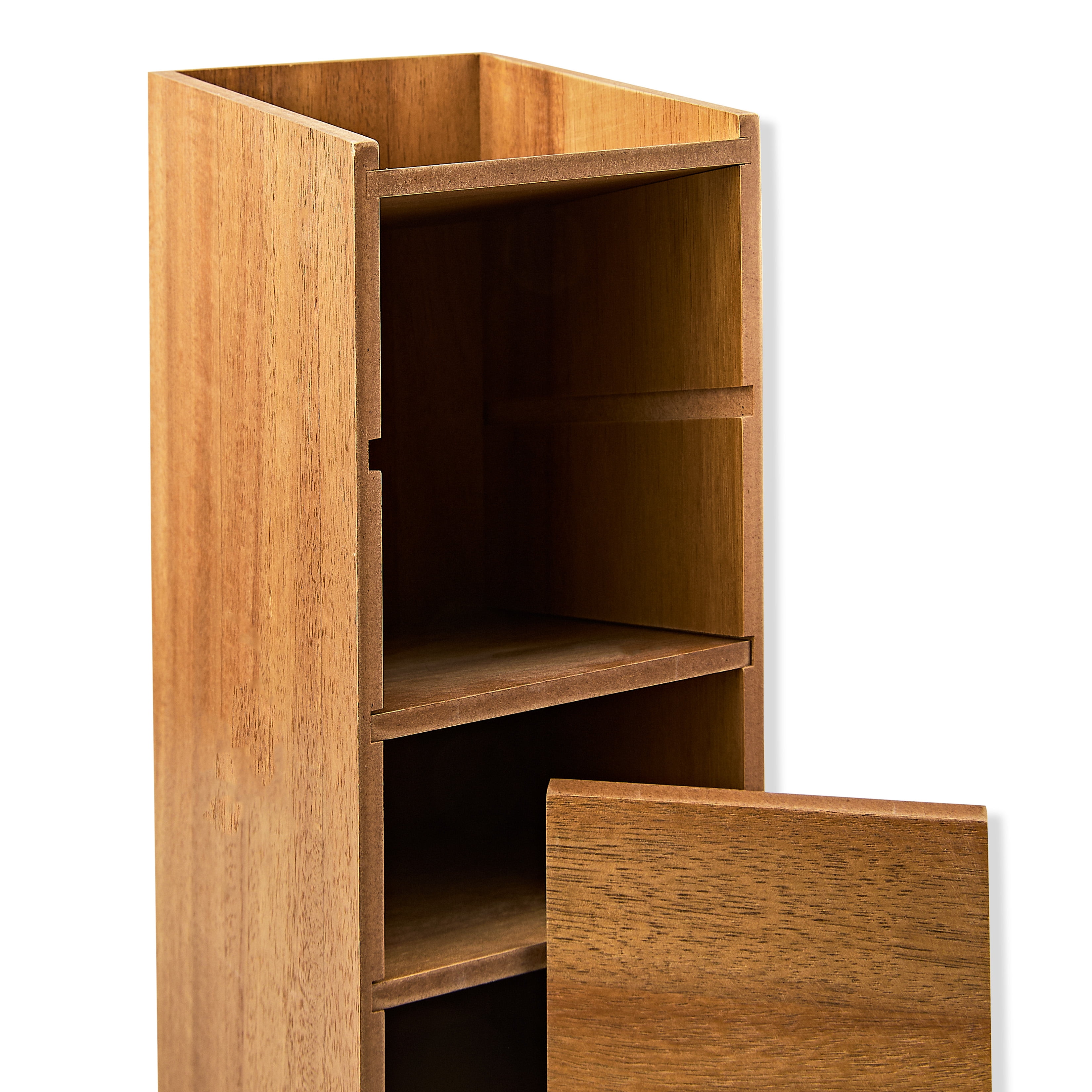 Pen+Gear Wooden Pencil Tower, 3.6 in x 5 in x 9.9 in