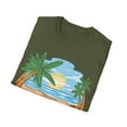 thumbnail image 4 of Motivational Outdoor Therapy Beach Sand Sun Palm Trees Tee, 4 of 4