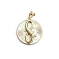 thumbnail image 4 of New 10k solid yellow Gold infinity Pendant love forever gift fine jewelry 1.8g, 4 of 12