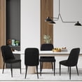 thumbnail image 2 of Leejay Faux Leather Dining Chair for Kitchen Dining Room,Black(Set of 6), 2 of 5