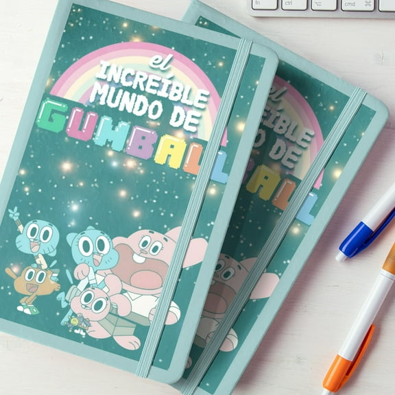 The Amazing World of Gumball Custom Printed Notebook.