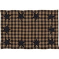 thumbnail image 5 of VHC Brands Navy Star Placemat Set of 6 12x18 Country Rustic Kitchen Tabletop Design Navy and Tan, 5 of 6