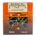 thumbnail image 2 of #7 x 2" Tan Ruspert Coated Steel Square Drive Bugle Head Deck Screws, 2 of 2