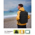 thumbnail image 2 of Mochila de viaje Capolo impermeable para ordenador portátil de 17 pulgadas para mujeres y hombres, 2 of 7