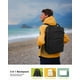 thumbnail image 2 of Mochila de viaje Capolo impermeable para ordenador portátil de 17 pulgadas para mujeres y hombres, 2 of 7