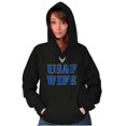 thumbnail image 5 of US Air Force USAF Wife Proud Spouse Hoodie Sweatshirt Women Brisco Brands S, 5 of 6