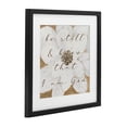 thumbnail image 2 of Stupell Industries Farmhouse Be Still with White Magnolia Black Framed Print Under Glass, 13 x 13, by Lanie Loreth, 2 of 8
