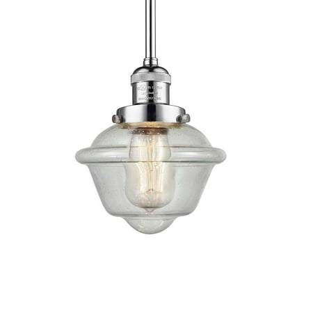 

Innovations Lighting 201S Small Oxford Small Oxford 1 Light 8 Wide Mini Pendant - Chrome