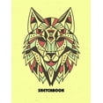 thumbnail image 1 of Sketch Book : Wolf Themed Personalized Artist Book (Vol. 11), Soft Cover Blank Sketch Pad Tablet, 8.5" x 11", 120 pages, Gifts for Kids Girls Boys Teens Adults, for Drawing Painting Charcoal Ink, 1 of 1