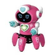 Mfigree Six Robot Toy Music Light Dancing Electric Walking Singing Toy Children's Gifts Providing Children with A Joyous Play Experience., Ideal for Boys & Girls Birthday Gifts