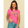 thumbnail image 2 of Miami Florida Beach Fun Shaped T-Shirt Women -Image by Shutterstock, Female Large, 2 of 4