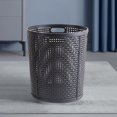thumbnail image 5 of Large Plastic Laundry Basket with Handles | 38x38x42cm Storage Hamper for Clothes & Toys | Ventilated Design for Odor Control | Black Gray White Options | 1-Piece Household Organizer, 5 of 6