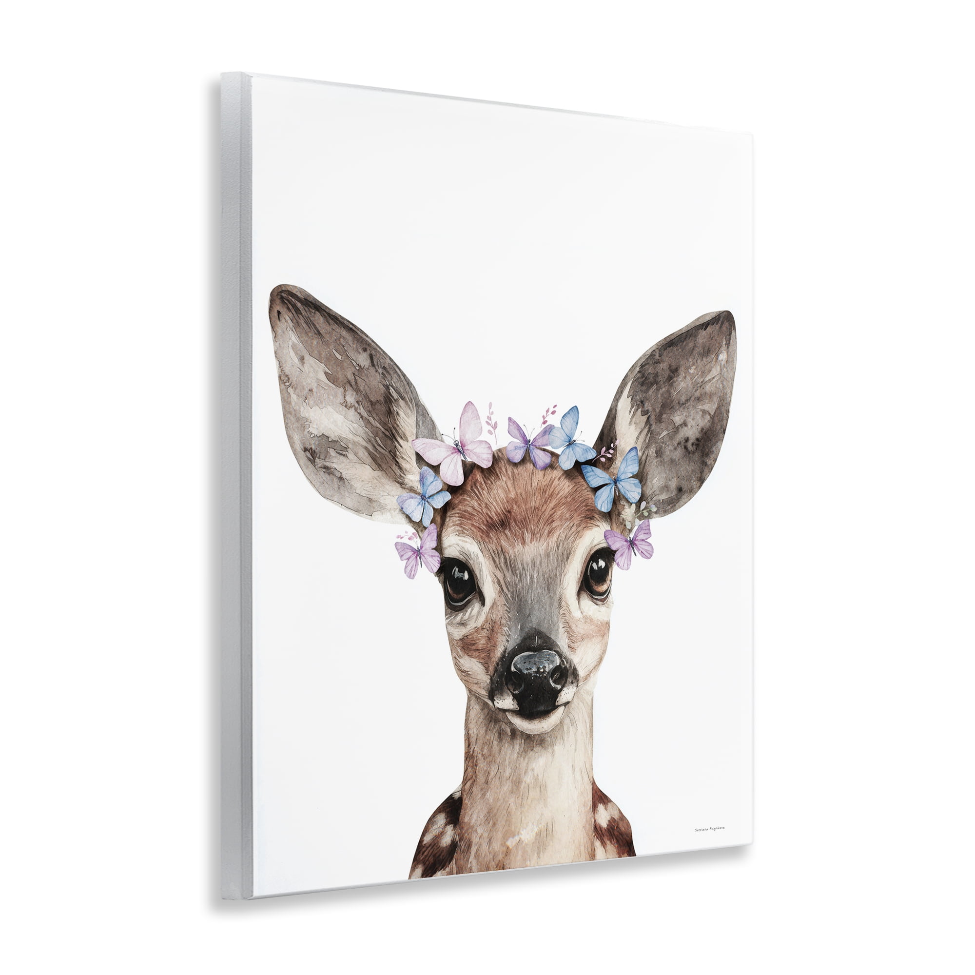 Stupell Industries Fawn & Butterfly Wings Wall Plaque Art, design by Svetlana Aleynikova