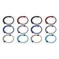 thumbnail image 2 of kurtrusly 6pieces Braided Paracord Set Sturdy And Durable Alloy Adjustable For All Polishing Electroplating Black+Khaki+Burgundy 2Set, 2 of 6