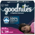 thumbnail image 3 of Goodnites Girls Nighttime Bedwetting Underwear, L (68-95 lbs), 34 Count (Select for More), 3 of 15