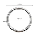 thumbnail image 2 of Metal Macrame Rings 2 Inch for Macrame Plant Hangers Macrame Kit 10 Pack Metal O Rings Buckle for Macrame Craft Ring, 2 of 7