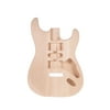ST01-DT Unfinished Guitar Body, Basswood Electric Guitar Barrel Replacement Parts