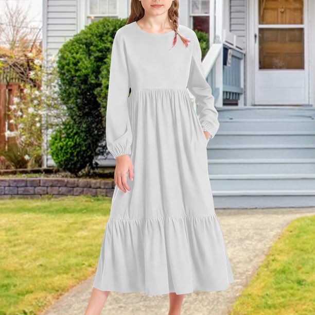 petite long sleeve maxi dress Women's Embroidered Dress, Peach or dress down with metallic sandals for elegant garden soires boohoo Women's Petite Brushed Rib