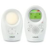 VTech DM1211 Enhanced Range Digital Audio Baby Monitor with Night Light, 1 Parent Unit, Silver & White