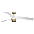 thumbnail image 3 of P250112-163-30-Progress Lighting-Insigna - 3 Blade Ceiling Fan with Light Kit In Contemporary Style-14.75 Inches Tall and 62 Inches Wide-Vintage Brass, 3 of 13