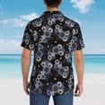thumbnail image 3 of Lsque Sunflowers pattern Hawaiian Shirt for Men, Unisex Summer Beach Casual Short Sleeve Button Down Shirts-Small, 3 of 9
