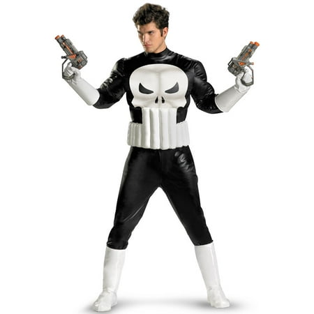 Marvel Adults Mens Punisher Muscle Costume