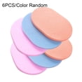 thumbnail image 4 of Minnieouse 6 esponjas desmaquillantes rápidas y prácticas, suaves con la piel, esponja limpiadora para eliminar el maquillaje. Cuerpo del baño delgado, 4 of 6